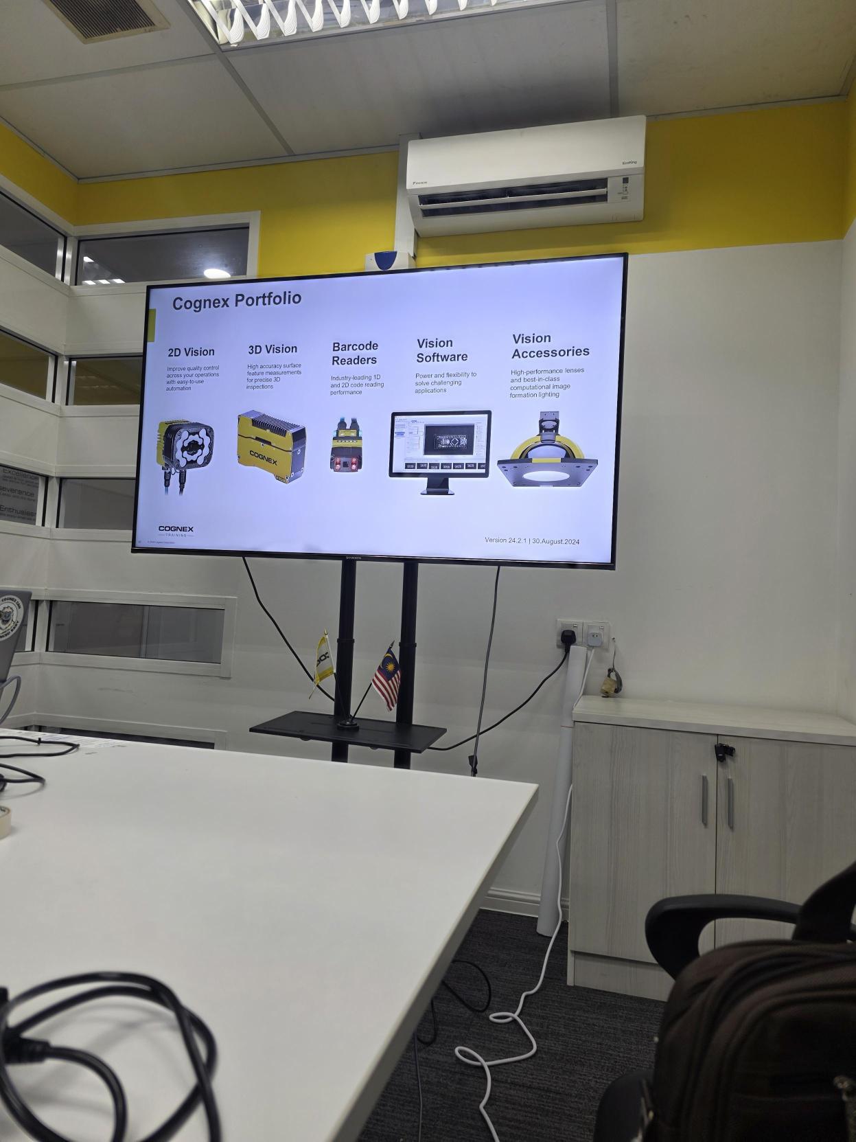 Cognex machine vision training presentation in Malaysia