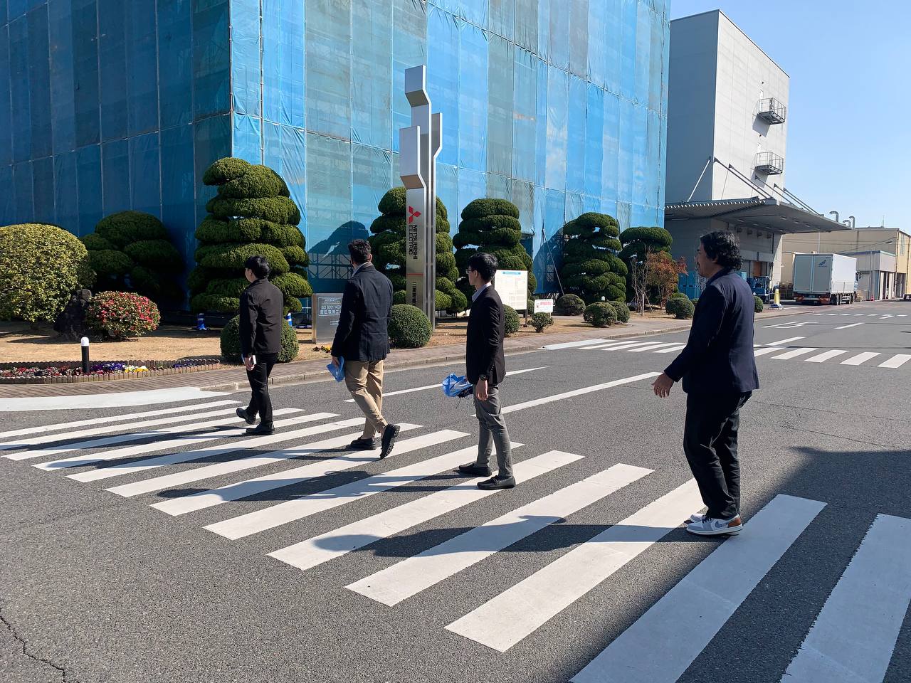 Industrial facility visit during the Japan trip